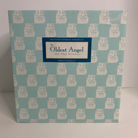 David Frykman Two Angels Dancing Musical Figurine Oldest Angel Collection 1999 - Picture 7 of 8